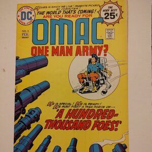 OMAC #3 A Hundred Thousand Foes By Jack Kirby Cover by Kirby and Bruce Berry